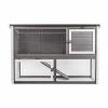 ECOFLEX Columbia Rabbit Hutch in Grey by New Age Pet