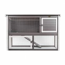 ECOFLEX Columbia Rabbit Hutch in Grey by New Age Pet