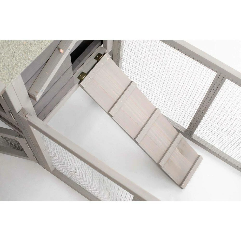 Removable Tray and Ramp Garden Backyard Pet House by Foobrues - Image 2