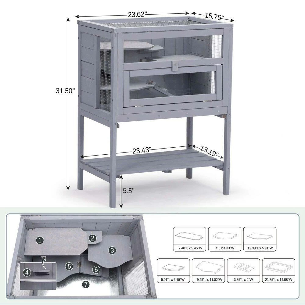 Indoor/Outdoor Pet House for Small Animals by Foobrues - Image 7