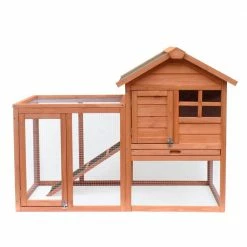 2-Story Wooden Rabbit Hutch Pet Enclosure by Amucolo