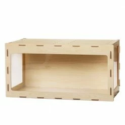 Wooden Hamster Cage Small Animal Hutch with Large Run Space by COZIWOW
