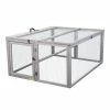 45 in. L Folding Wood Rabbit Hutch Chicken Coop by COZIWOW