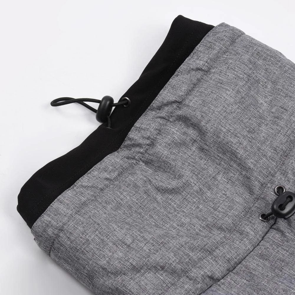 Size 2XL Gary Color Pet Dog Winter Jacket with Waterproof Warm Polyester Filling Fabric by Foobrues - Image 7