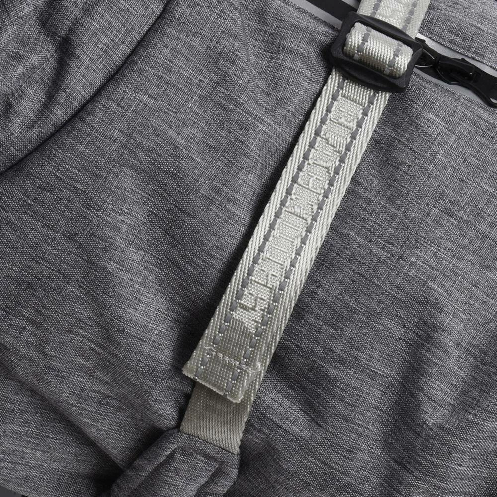 Size 2XL Gary Color Pet Dog Winter Jacket with Waterproof Warm Polyester Filling Fabric by Foobrues - Image 10