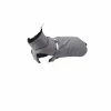 Small Gray Warm Pet Dog Winter Jacket with Waterproof by Foobrues