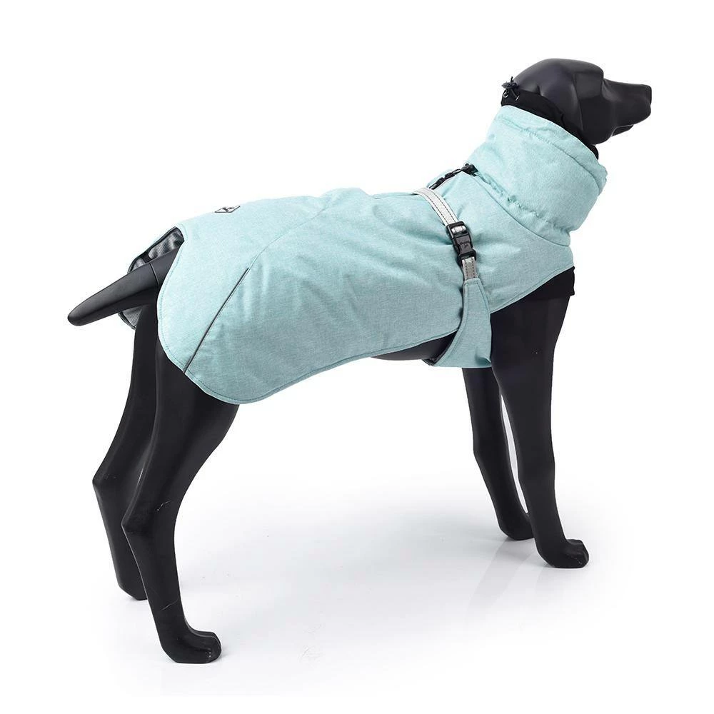 Blue Cool Dog Winter Jacket with Waterproof Warm Polyester Filling Fabric in Extra Large by Foobrues - Image 5