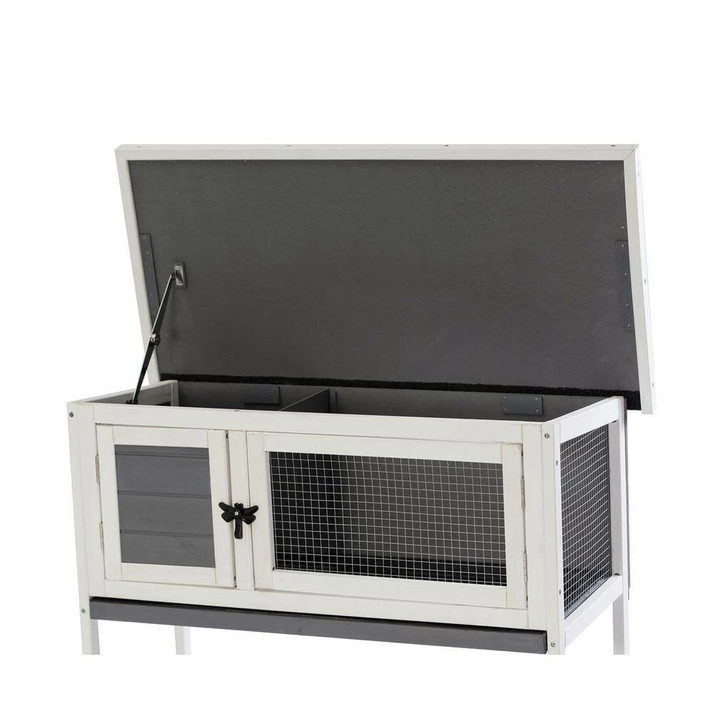 Wooden Small rabbit hutches Cement Grey Color by Foobrues - Image 8