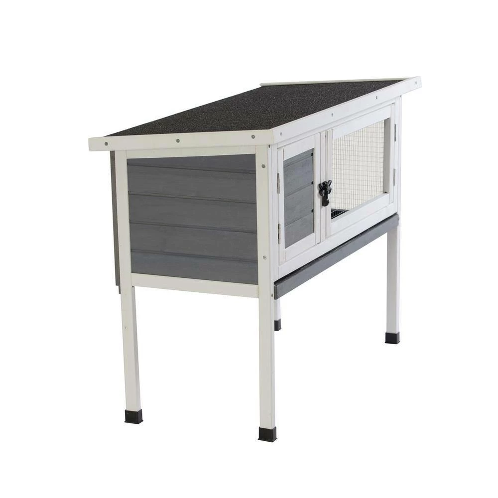 Wooden Small rabbit hutches Cement Grey Color by Foobrues - Image 7