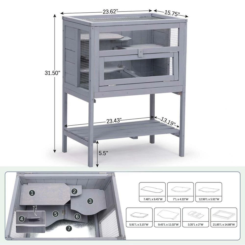 Indoor/Outdoor Pet House for Small Animals by Foobrues - Image 7