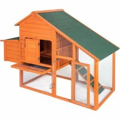 Pet Rabbit Hutch Wooden House Chicken Coop for Small Animals by Foobrues