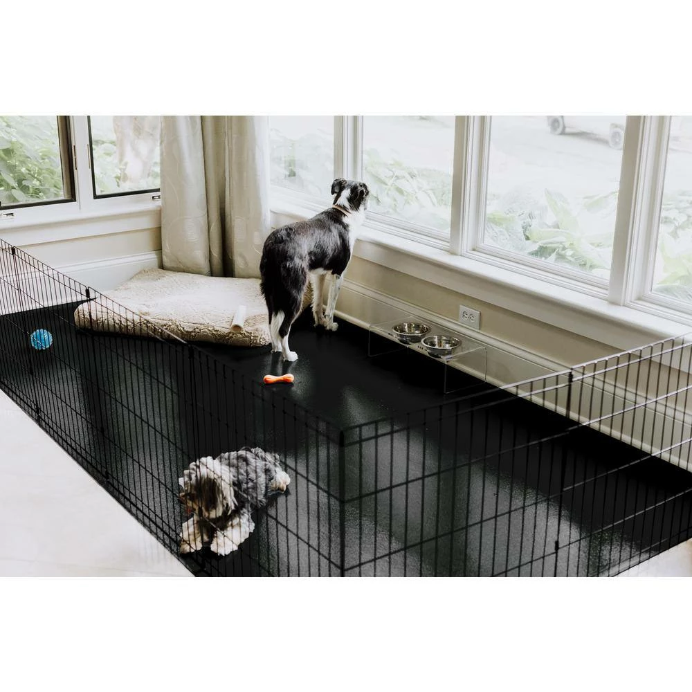 Midnight Black 5 ft. x 10 ft. Ceramic Pet Floor Protector by G-Floor - Image 8