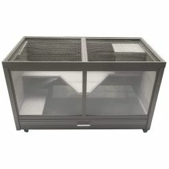 EcoFlex Jumbo Park Avenue Indoor Rabbit Hutch-Nantucket Grey by New Age Pet