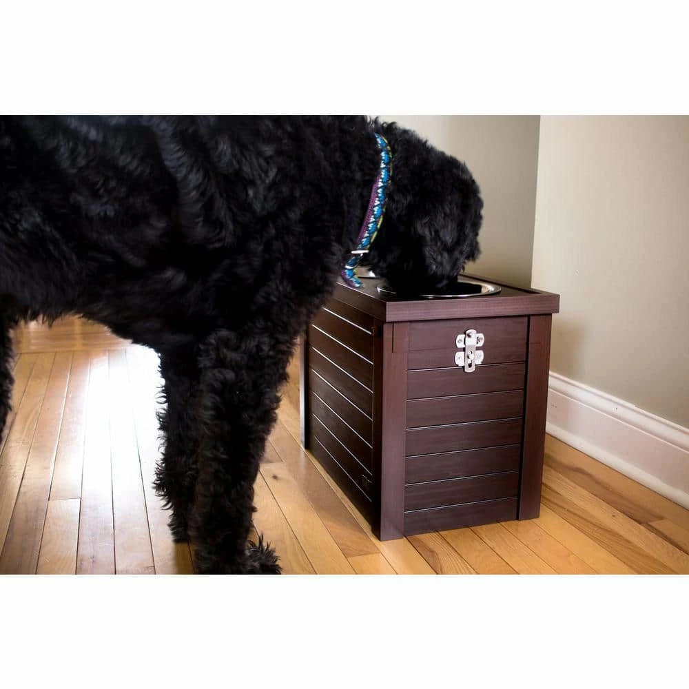 ECOFLEX Piedmont Diner with Storage in Russet by New Age Pet - Image 2