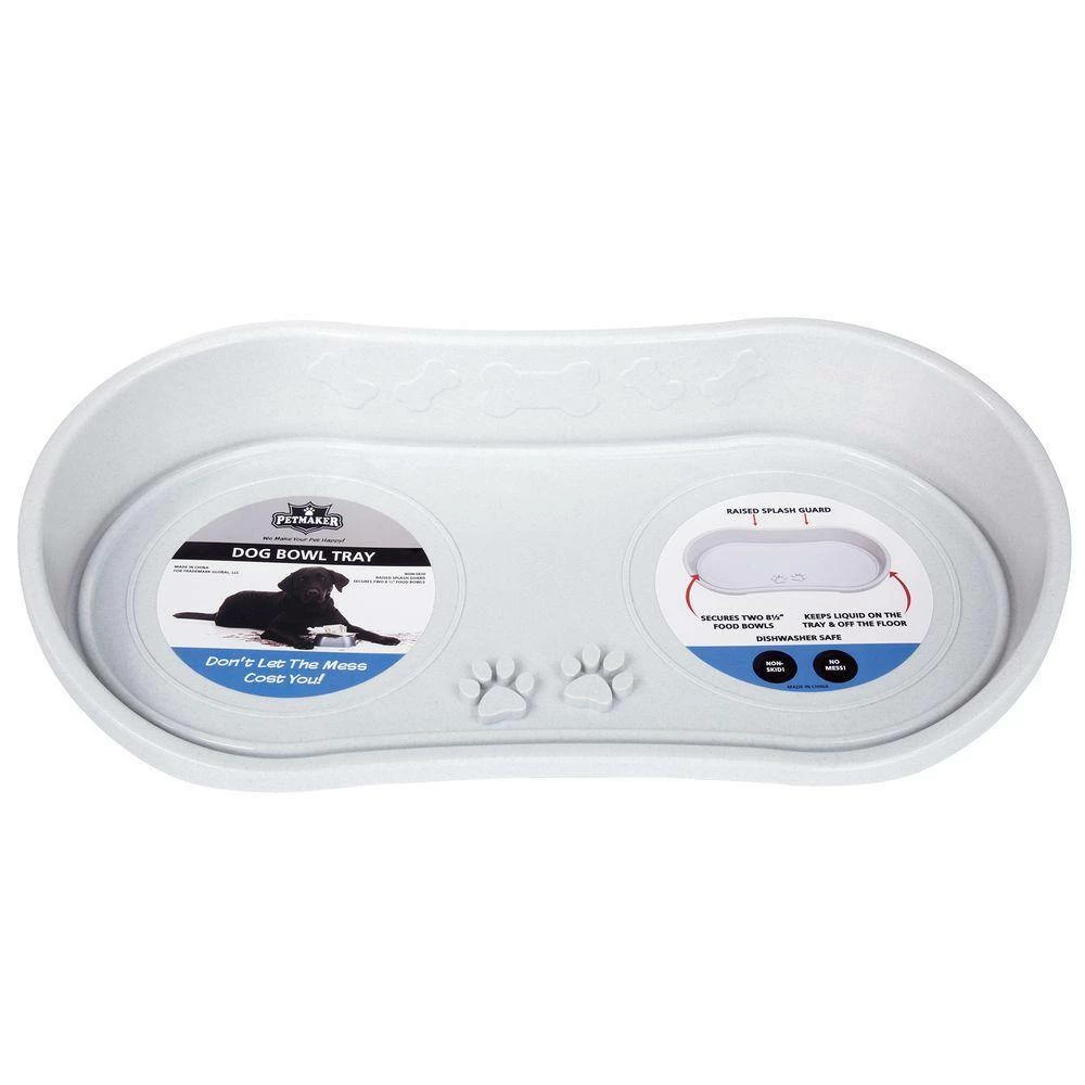 21 in. x 10.5 in. Non Skid Pet Bowl Tray by Petmaker - Image 3