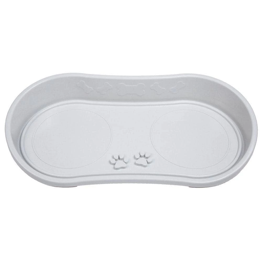 21 in. x 10.5 in. Non Skid Pet Bowl Tray by Petmaker