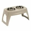 Elevated Feeding Tray Dog in Taupe (2-Pack) by Suncast