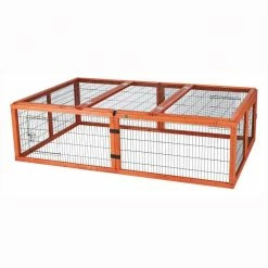 5.7 ft. x 3.6 ft. x 1.6 ft. Large Outdoor Enclosure with Mesh Cover Run by TRIXIE