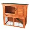 4 ft. x 2 ft. x 3 ft. Rabbit Hutch with Sloped Roof by TRIXIE