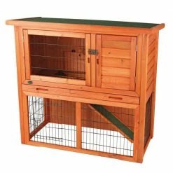 4 ft. x 2 ft. x 3 ft. Rabbit Hutch with Sloped Roof by TRIXIE