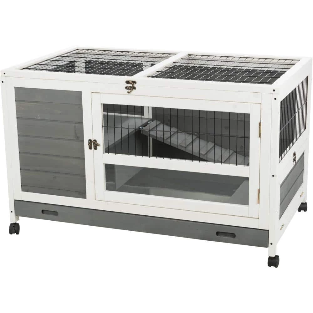 Natura Indoor Rabbit Hutch S Gray by TRIXIE