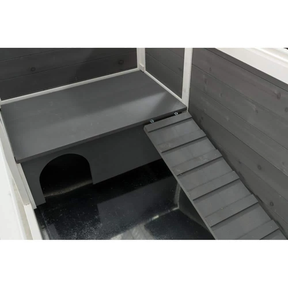 Natura Indoor Rabbit Hutch S Gray by TRIXIE - Image 2