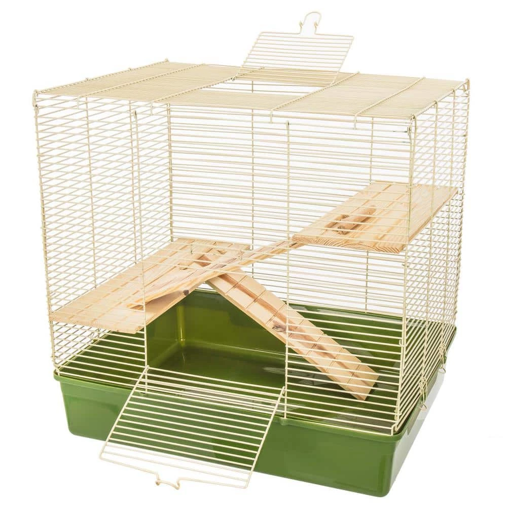Natural's Rat Cage with Wooden Shelves and Ramps - 20.5 in. x 16.5 in. x 15.5 in. by Ware